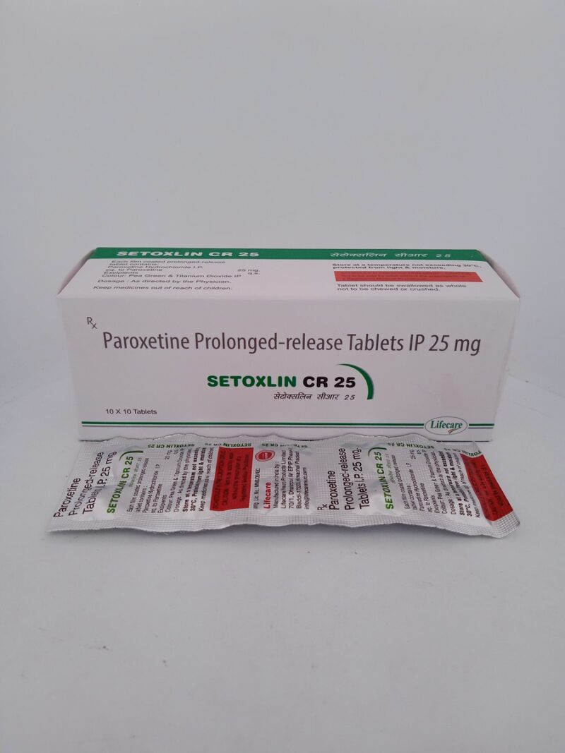 SETOXLIN CR 25 MG - 10 TABLETS - Image 2