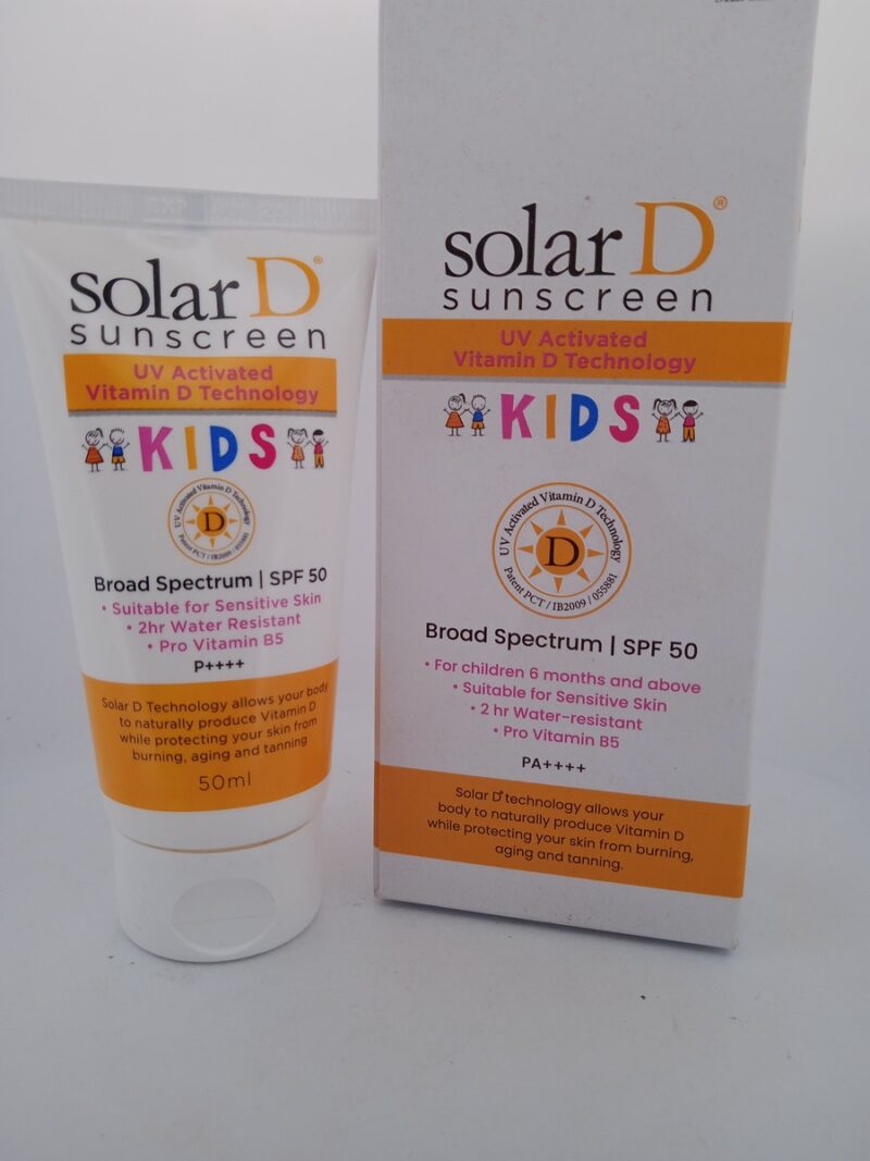 SOLAR D KIDS SUNSCREEN - 1 TUBE OF 50ML - Image 2