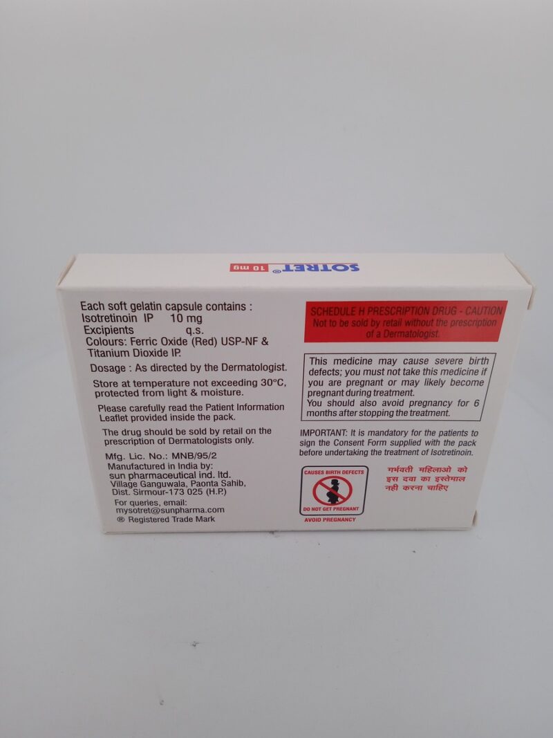 SOTRET 10 MG - 10 CAPSULE - Image 4