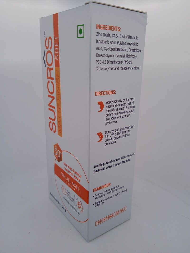 SUNCROS MATTE FINISH SOFT - 1 TUBE OF 50g - Image 2