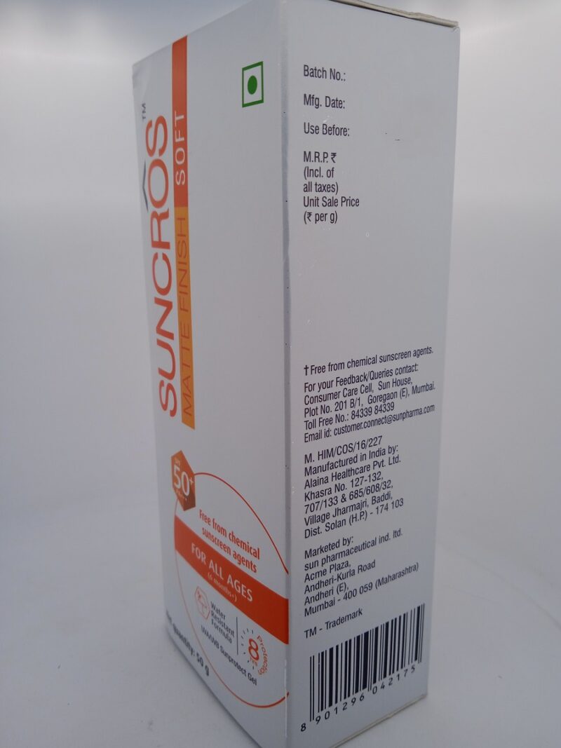 SUNCROS MATTE FINISH SOFT - 1 TUBE OF 50g - Image 4