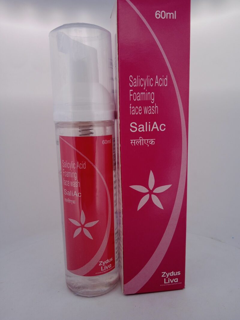 SALIAC (FOAMING FACE WASH) - 1 BOTTLE OF 60ML - Image 2