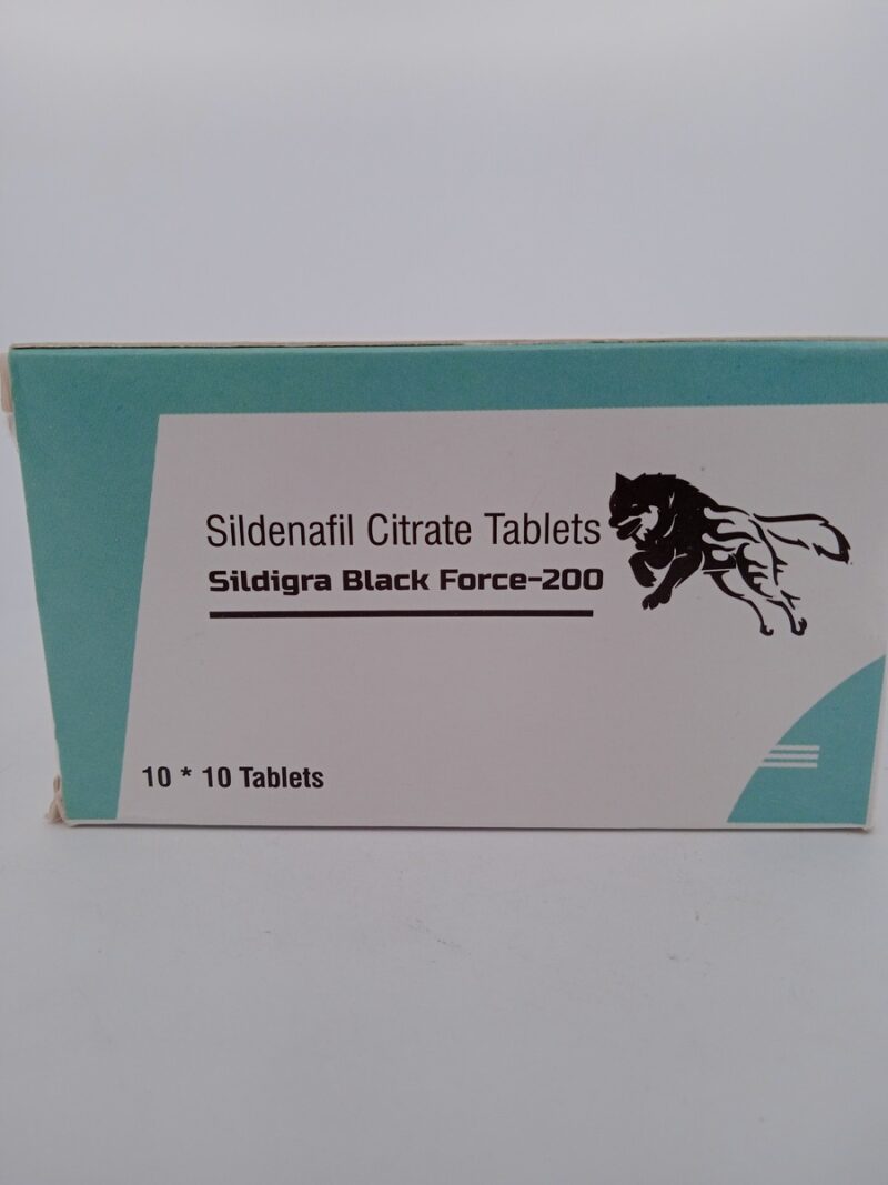 SILDIGRA BLACK FORCE 200 MG - 10 TABLETS