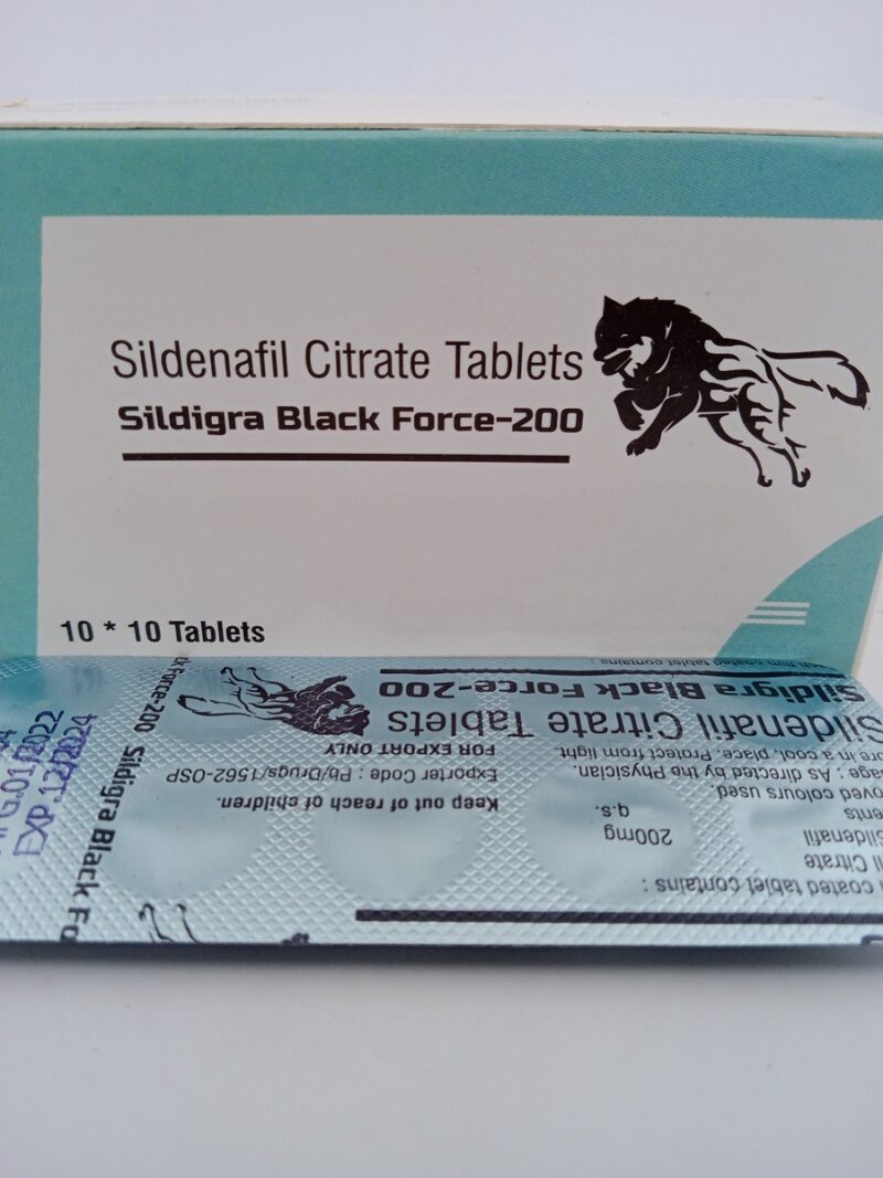 SILDIGRA BLACK FORCE 200 MG - 10 TABLETS - Image 3