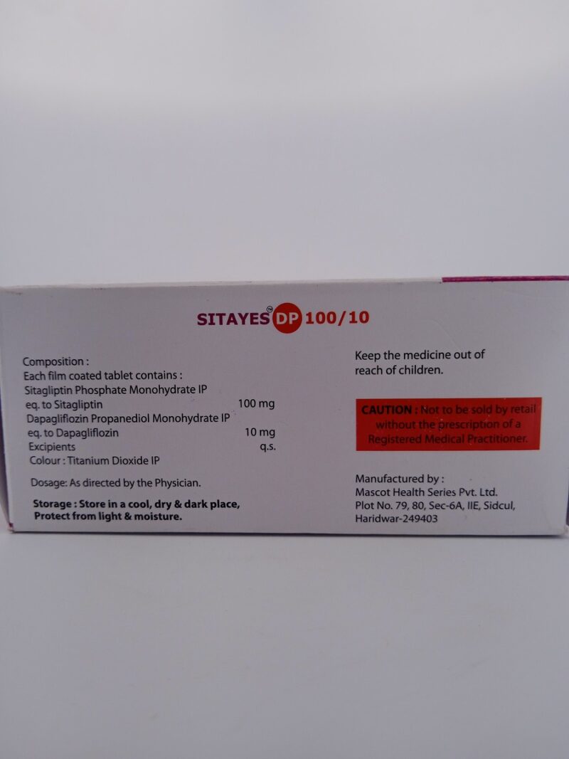 SITAYES DP 10/100MG -10 TABLET - Image 3