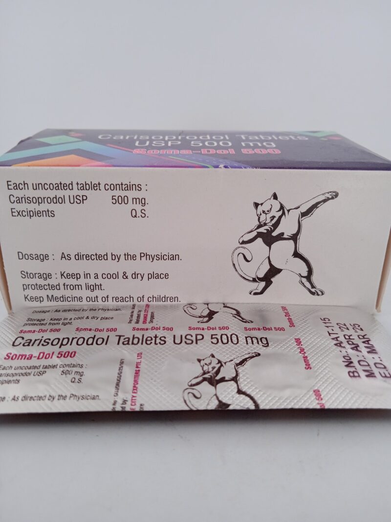 SOMA DOL  500MG - 10 TABLET - Image 4