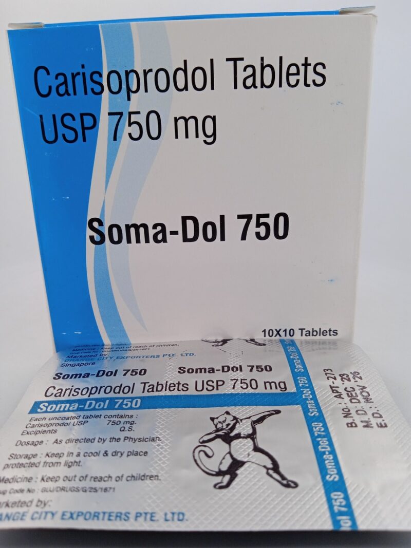 SOMA DOL  750MG -10 TABLET - Image 3