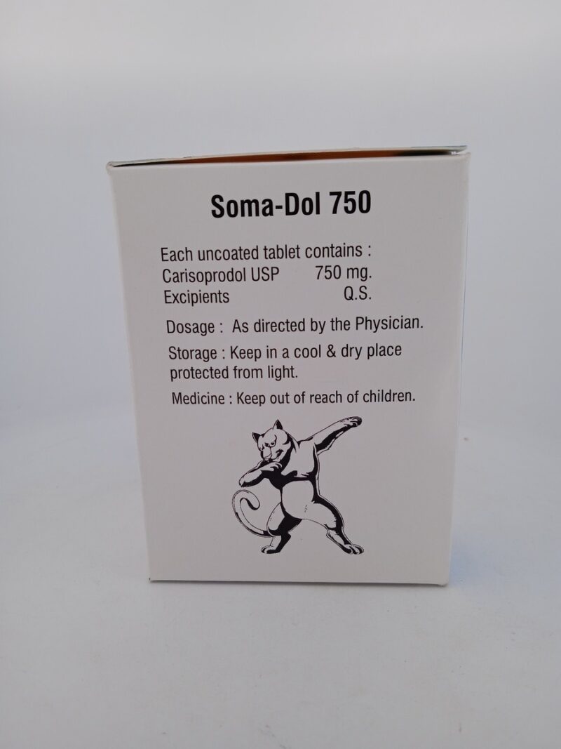 SOMA DOL  750MG -10 TABLET - Image 4