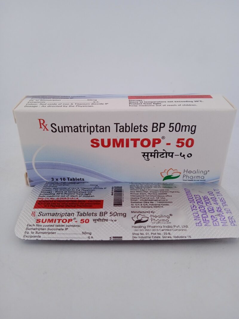 SUMITOP 50 MG - 10 TABLETS - Image 3