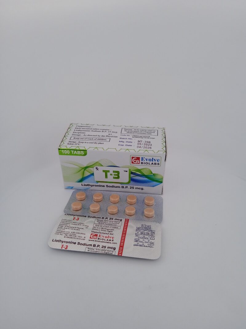 T-3 -25 MCG - 100 TABLET - Image 2