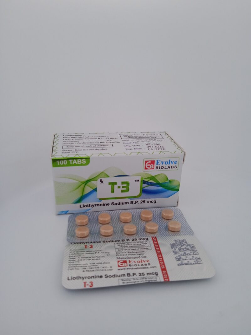 T-3 -25 MCG - 100 TABLET