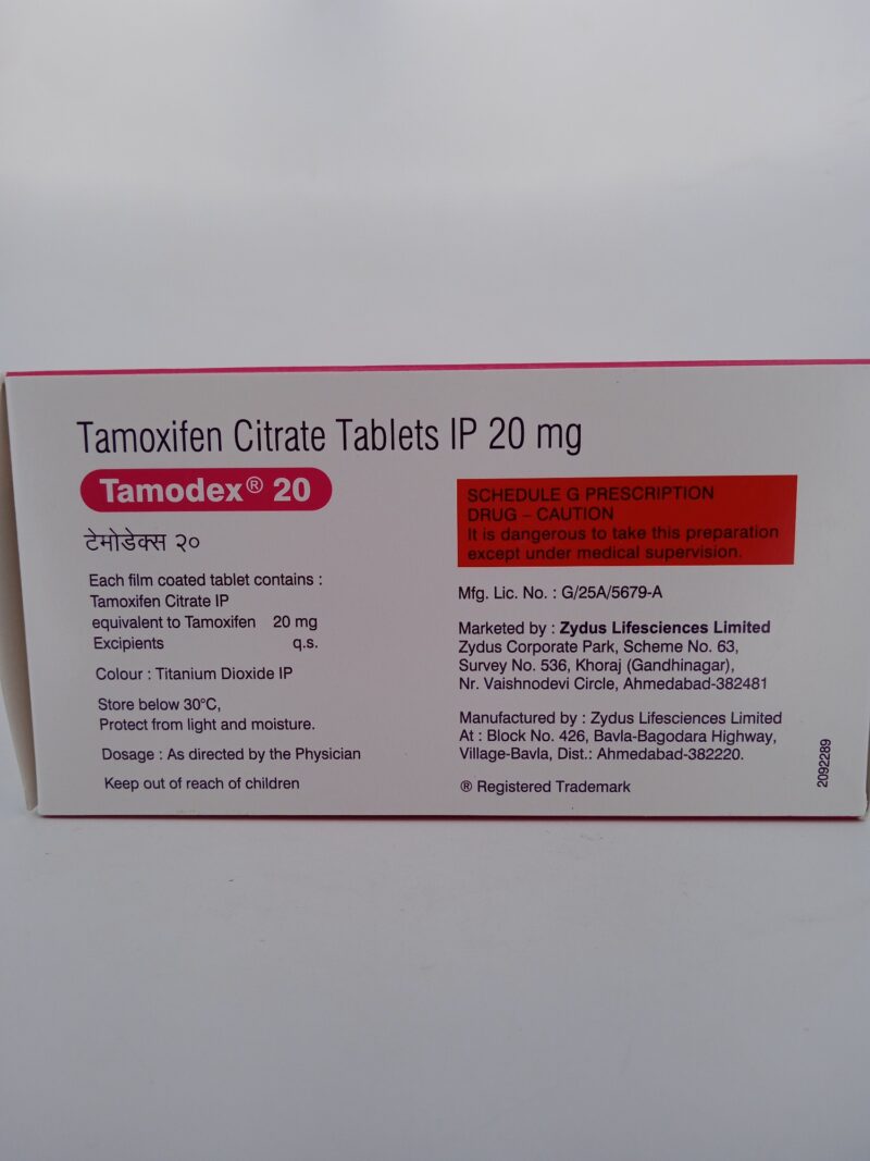 TAMODEX 20MG - 10 TABLETS - Image 4