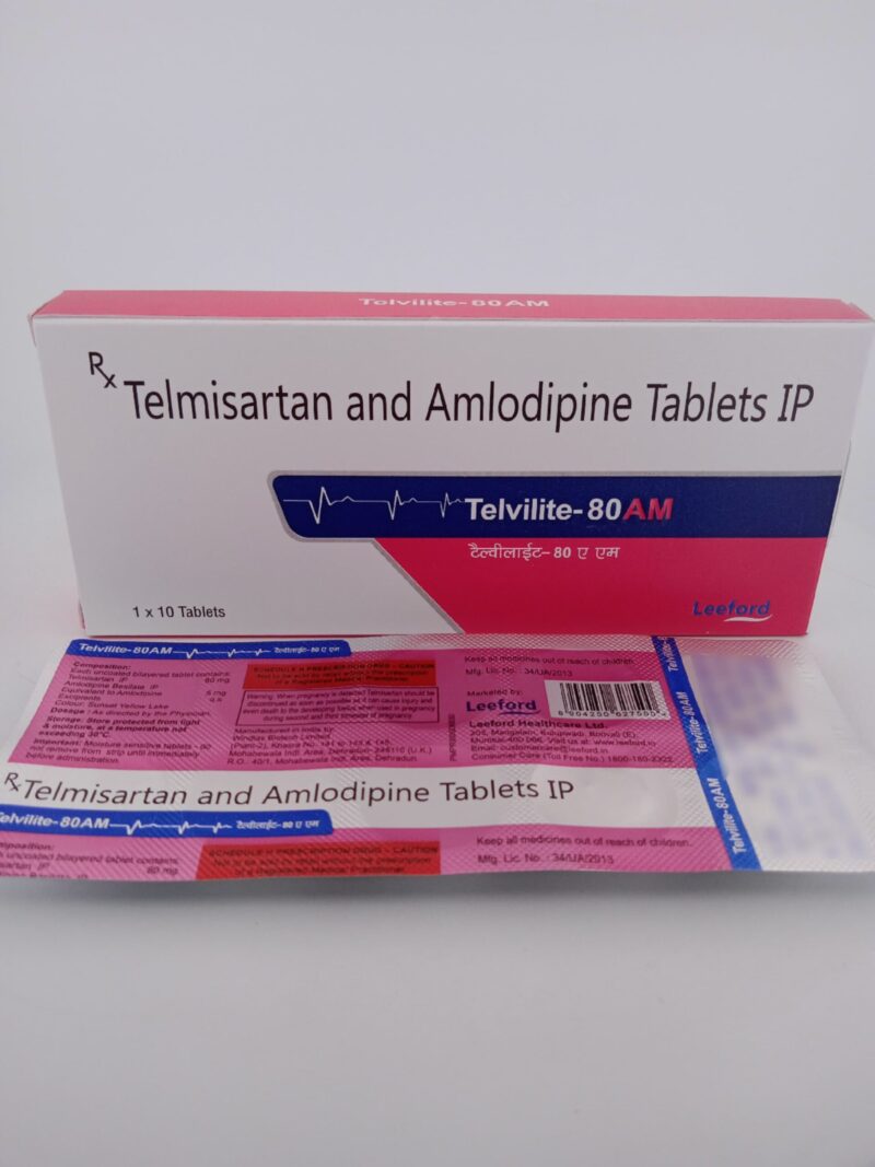 TELVILITE-80 AM - 10 TABLETS - Image 3