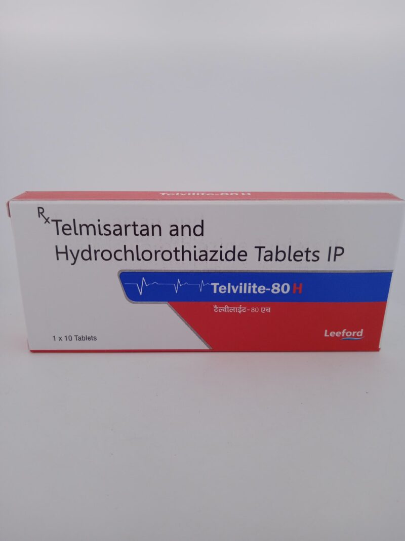 TELVILITE-80 H - 10 TABLETS