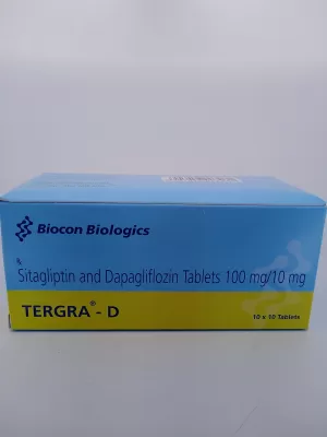 TERGRA-D 100MG/10MG - 10 TABLETS