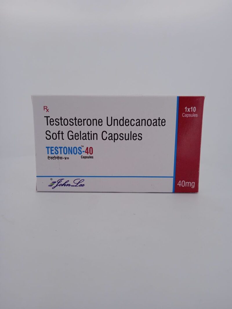 TESTONOS 40 MG - 10 CAPSULES