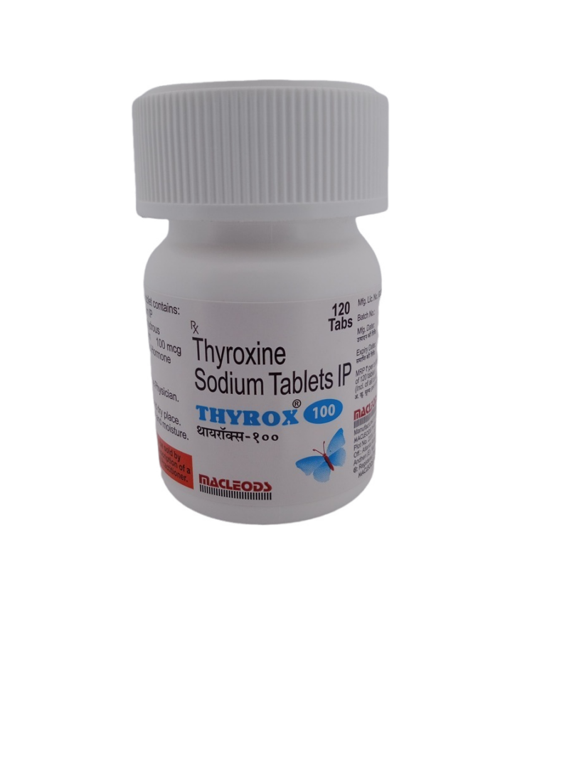 THYROX 100 MCG - 1 BOTTLE OF 120 TABLETS