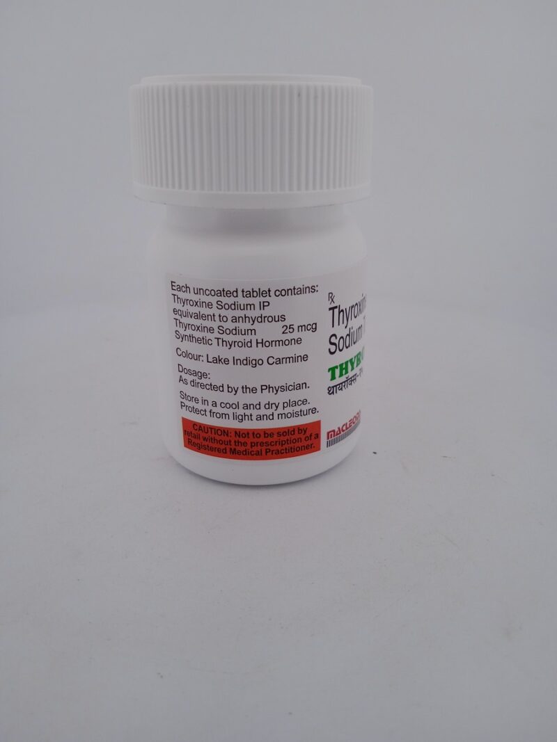 THYROX 25 MCG - 1 BOTTLE OF 120 TABLETS - Image 2