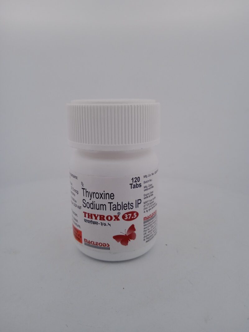 THYROX 37.5 MCG - 1 BOTTLE OF 120 TABLETS