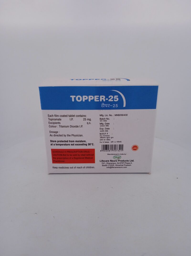 TOPPER 25 MG - 10 TABLETS - Image 4