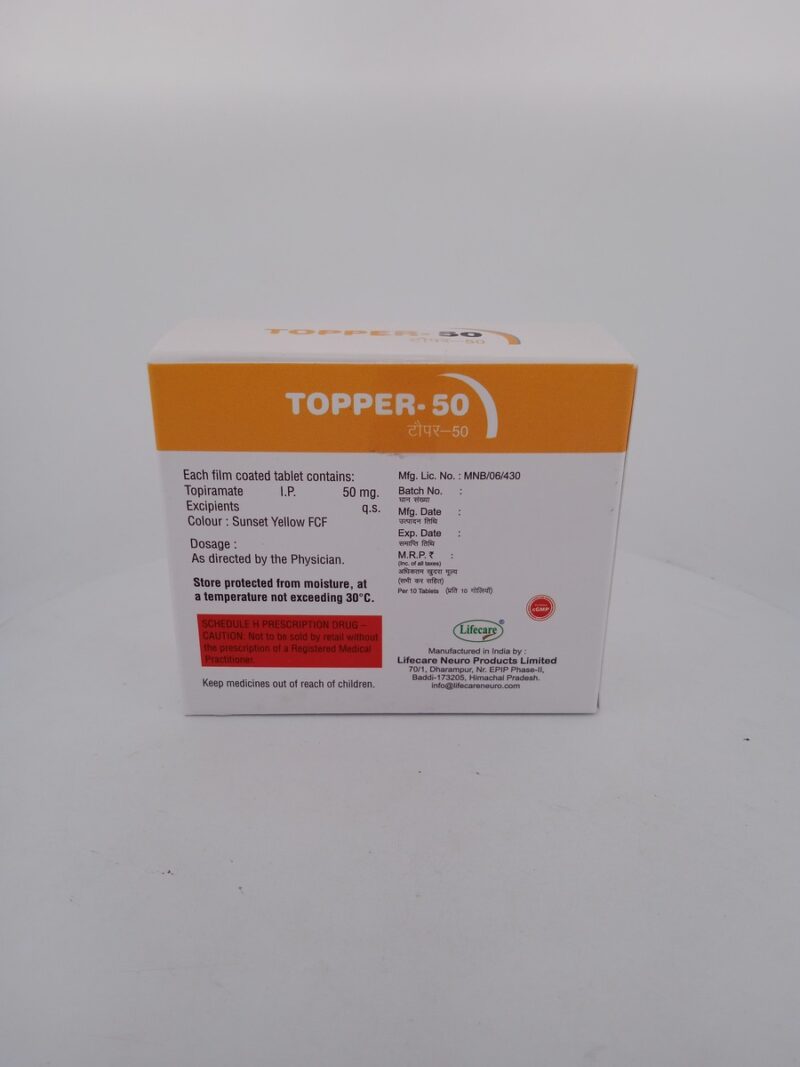 TOPPER 50 MG - 10 TABLETS - Image 4