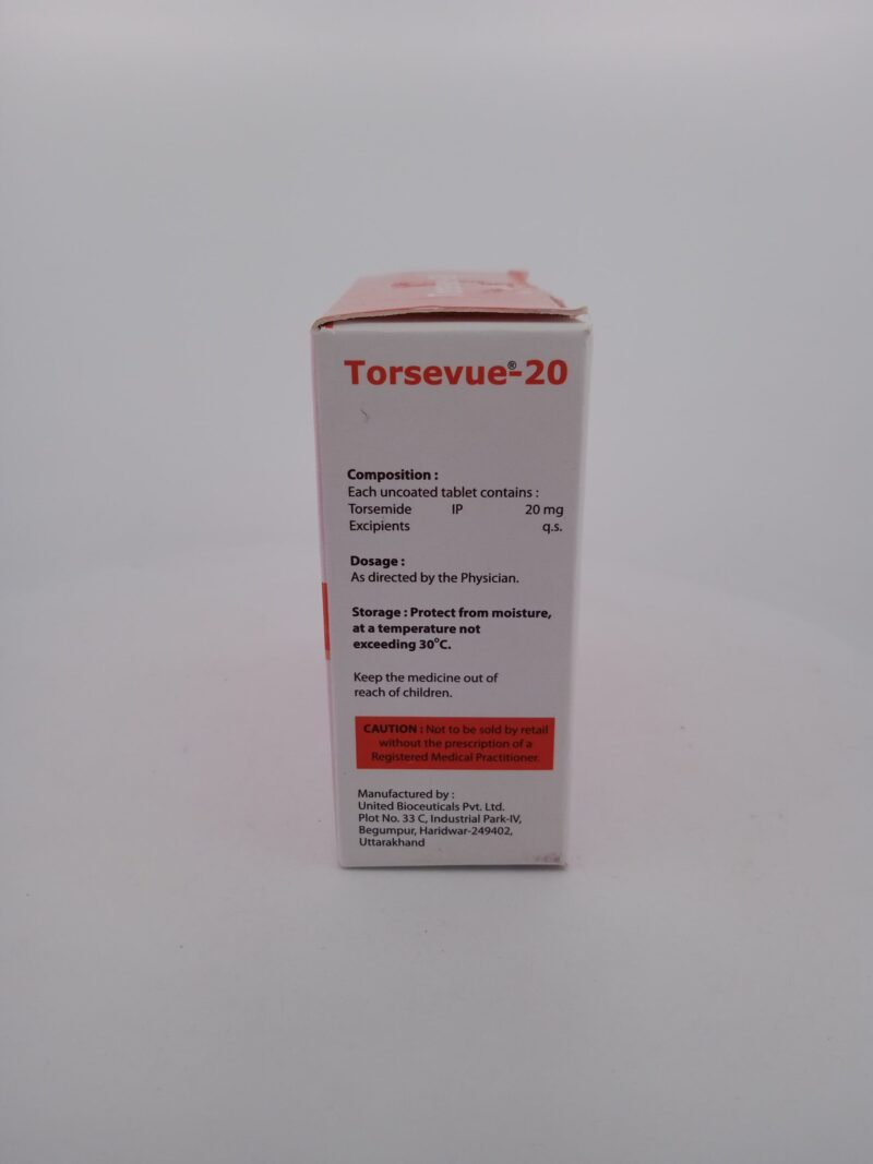 TORSEVUE 20 MG - 10 TABLETS - Image 4