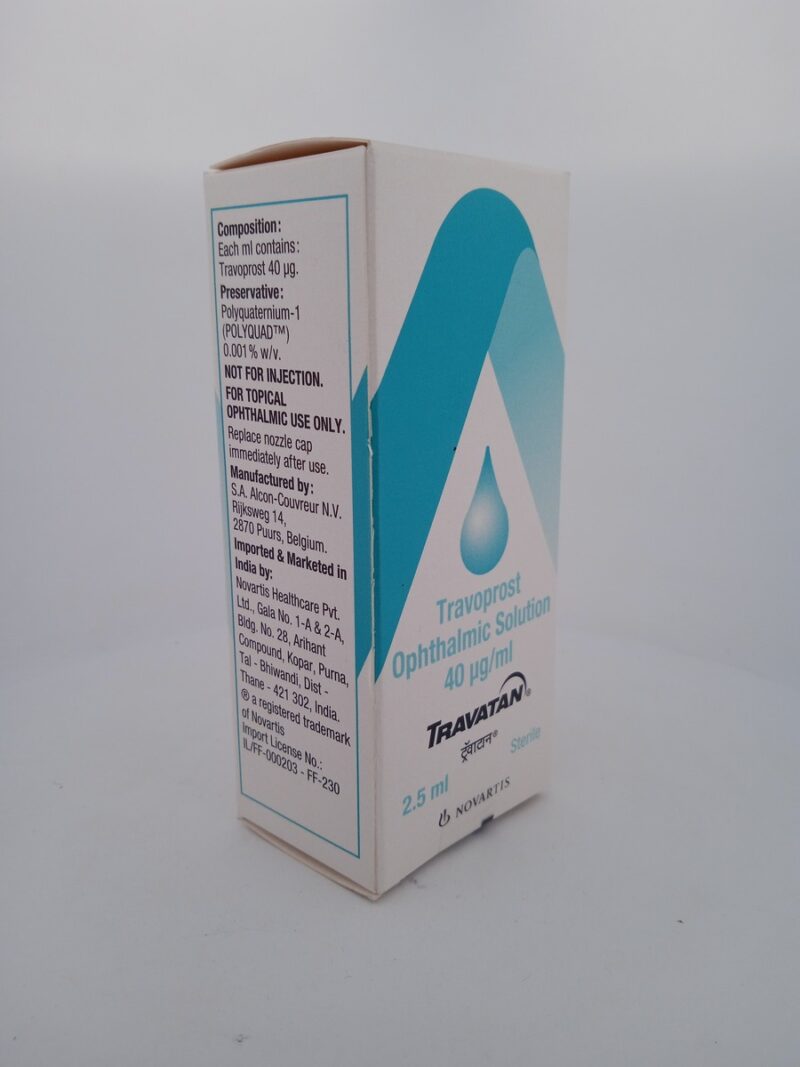 TRAVATAN 40UG/1ML - 1 BOTTLE OF 2.5ML - Image 2