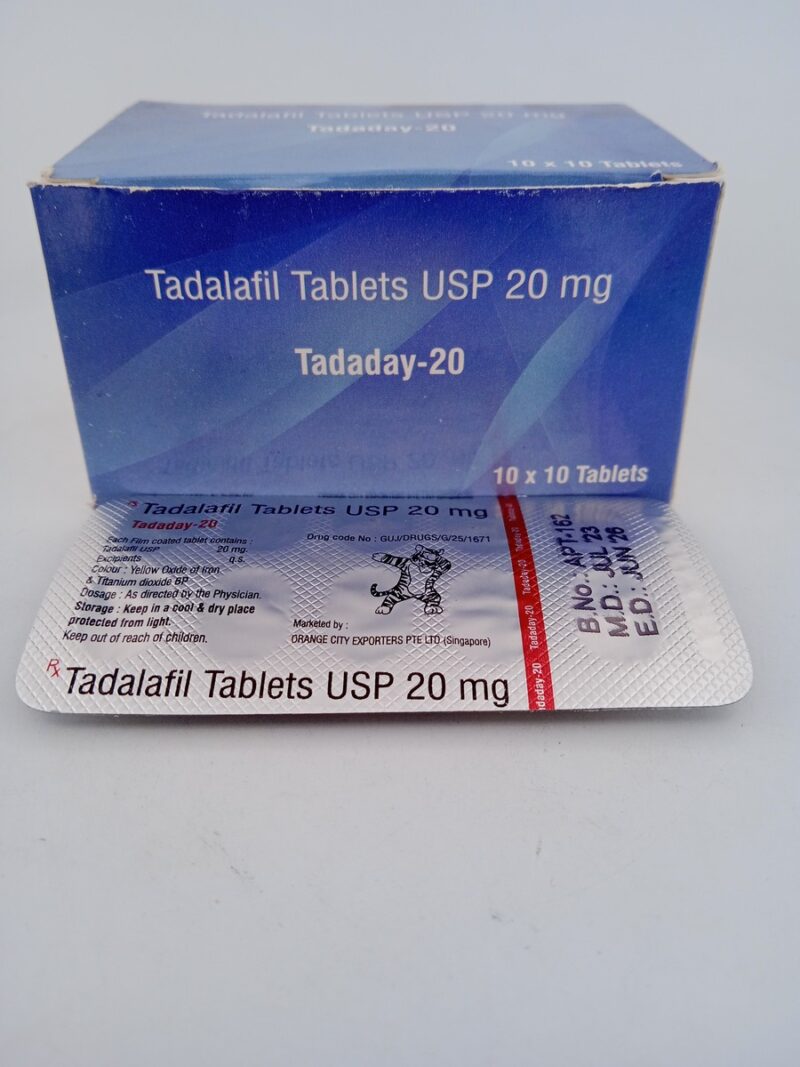 TADADAY 20 MG - 10 TABLETS - Image 3