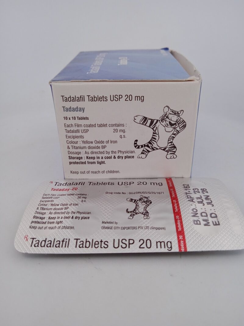 TADADAY 20 MG - 10 TABLETS - Image 4