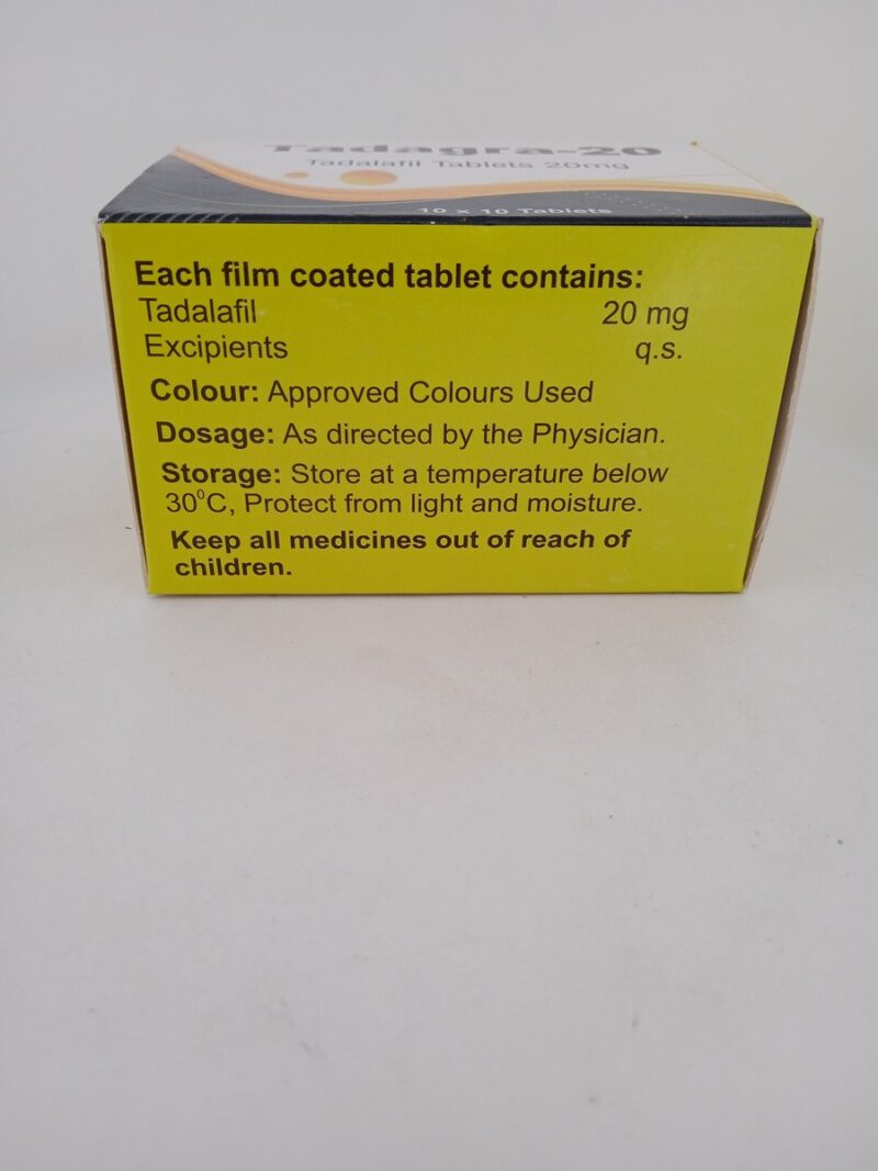 TADAGRA 20 MG - 10 TABLETS - Image 4