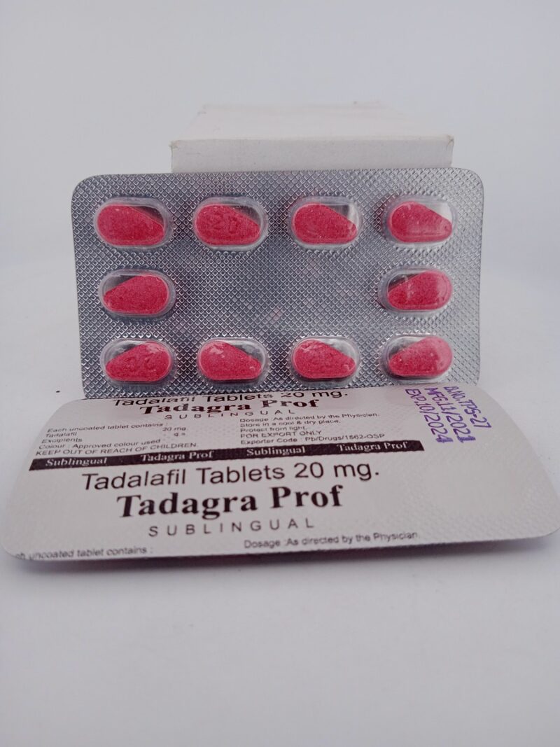 TADAGRA PROF 20 MG - 10 TABLETS - Image 2