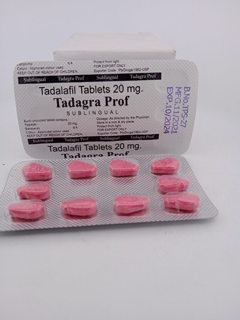 TADAGRA PROF 20 MG - 10 TABLETS - Image 3