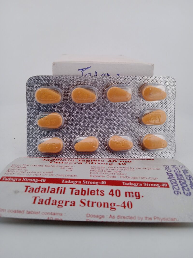 TADAGRA STRONG 40 MG - 10 TABLETS - Image 2