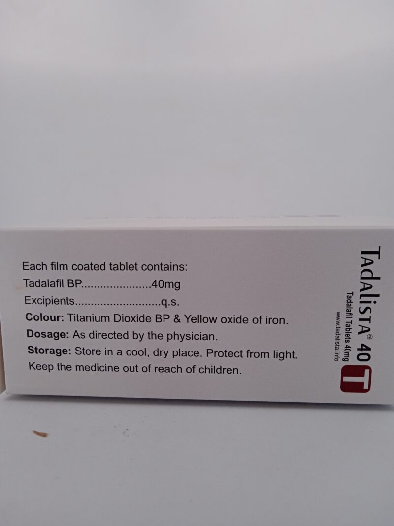 TADALISTA 40 MG - 10 TABLET - Image 4