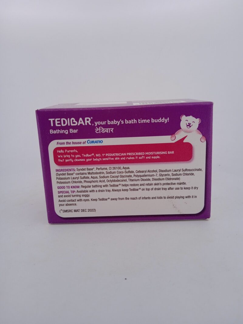 TEDIBAR (BATHING BAR) - 1 BAR OF 75gm - Image 3