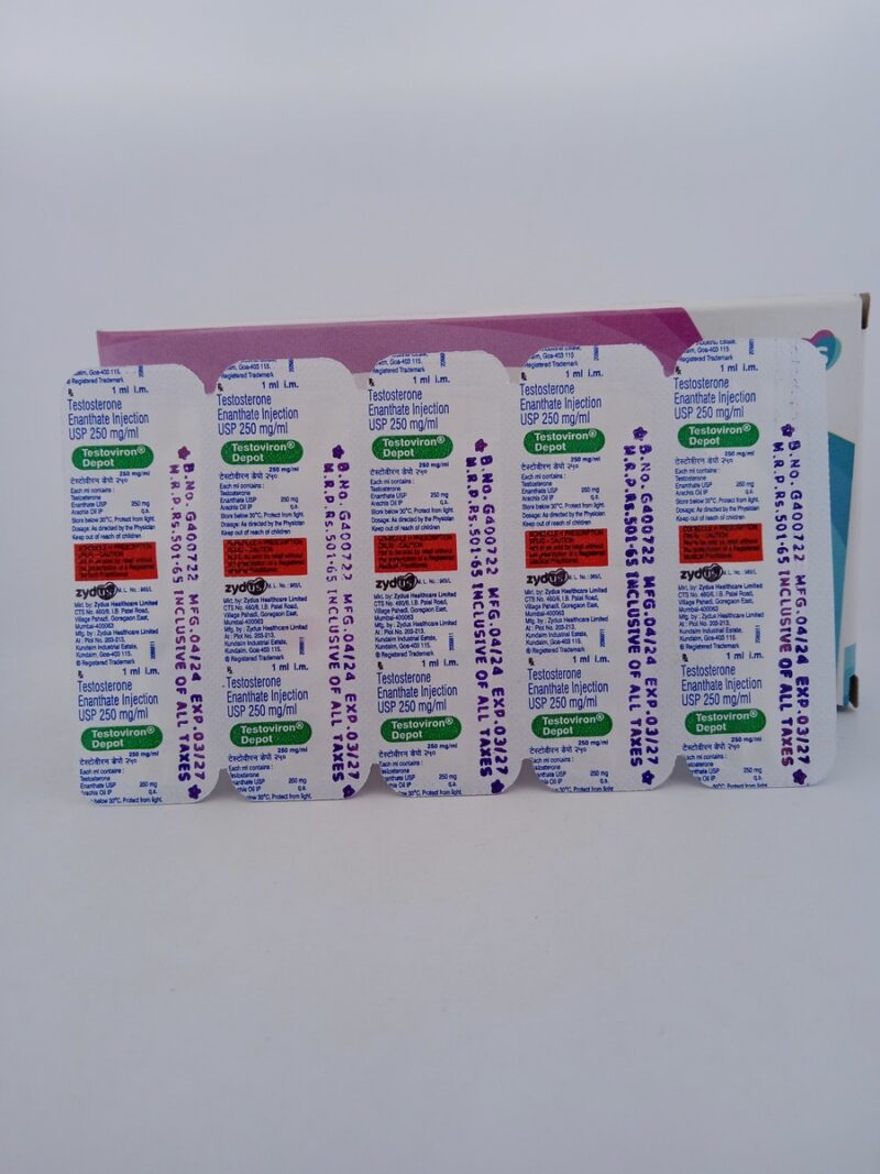 TESTOVIRON DEPOT 250 MG - 10 AMPOULE OF 1ML - Image 4