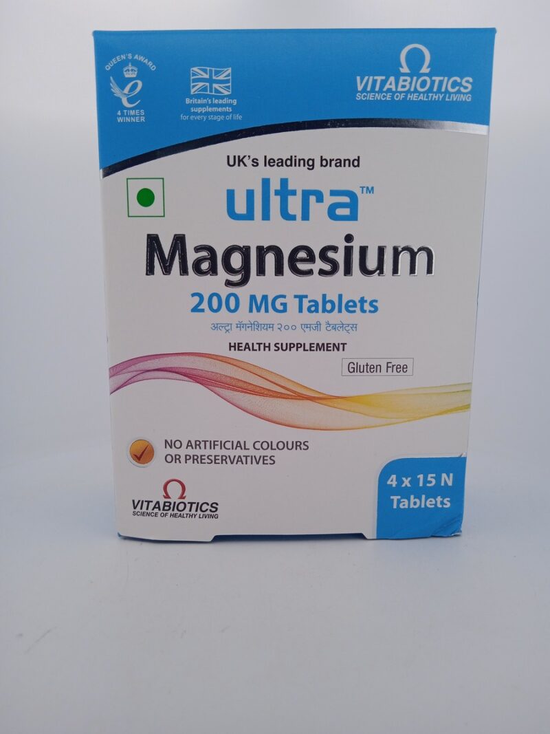 ULTRA MAGNESIUM 200 MG - 15 TABLETS