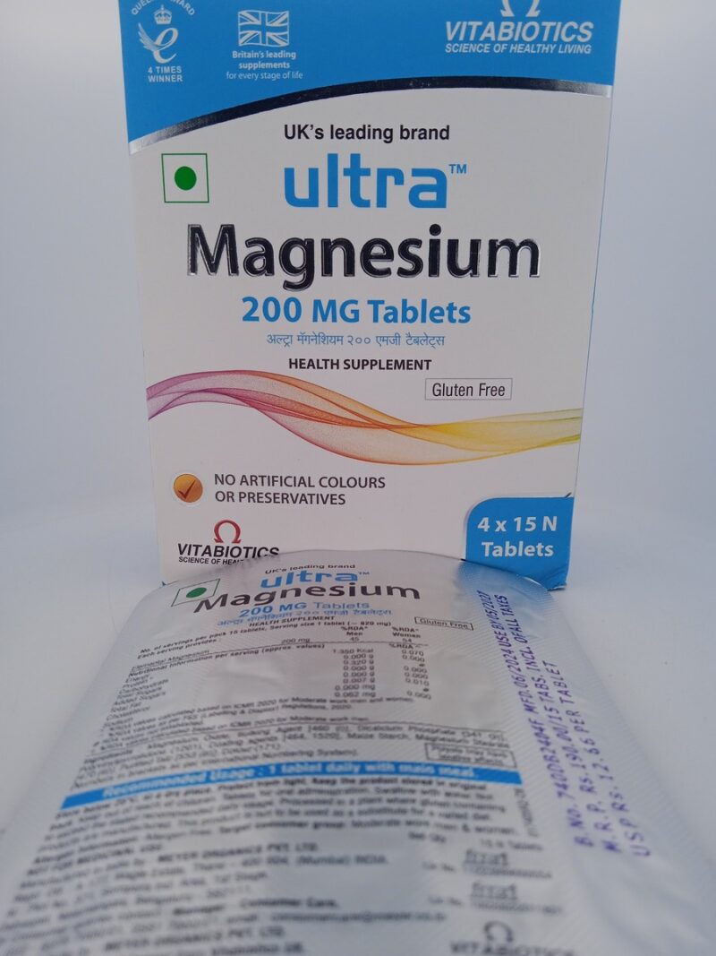 ULTRA MAGNESIUM 200 MG - 15 TABLETS - Image 3