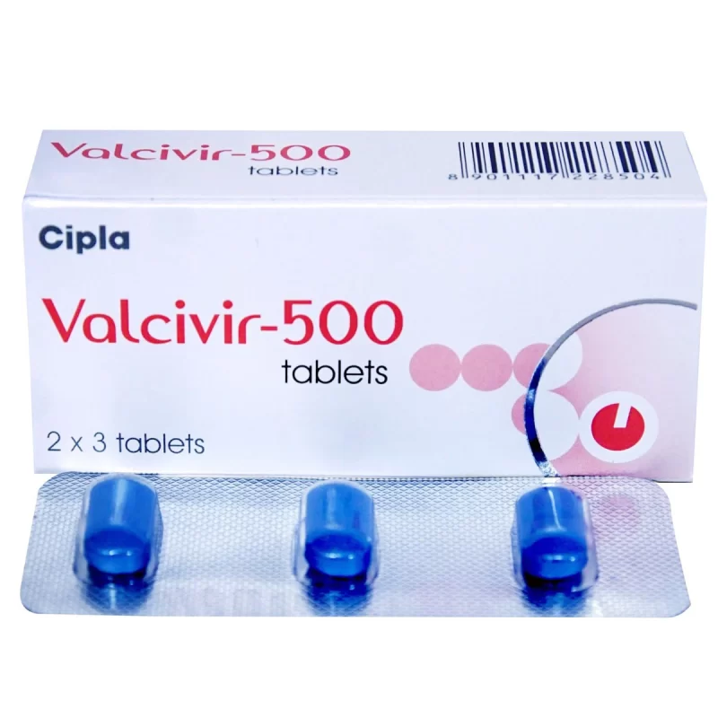 VALCIVIR 500MG - 3 TABLETS