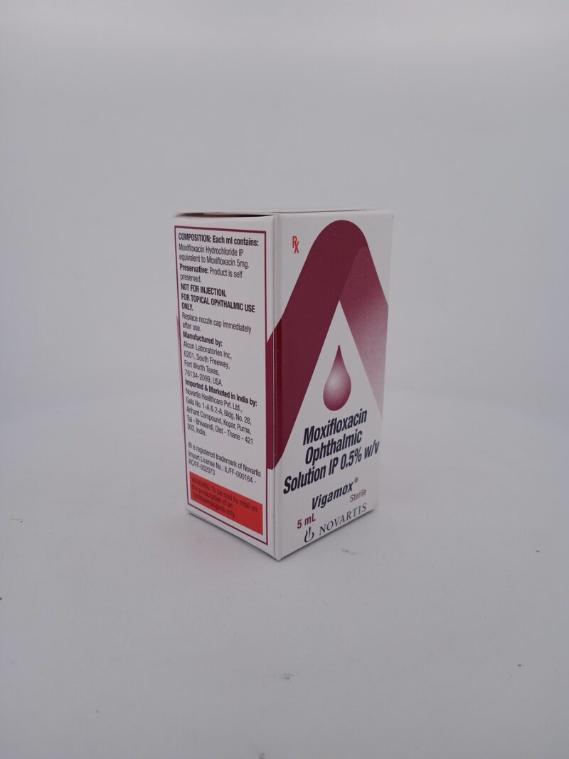 VIGAMOX 5 MG - 1 BOTTLE OF 5ML - Image 2