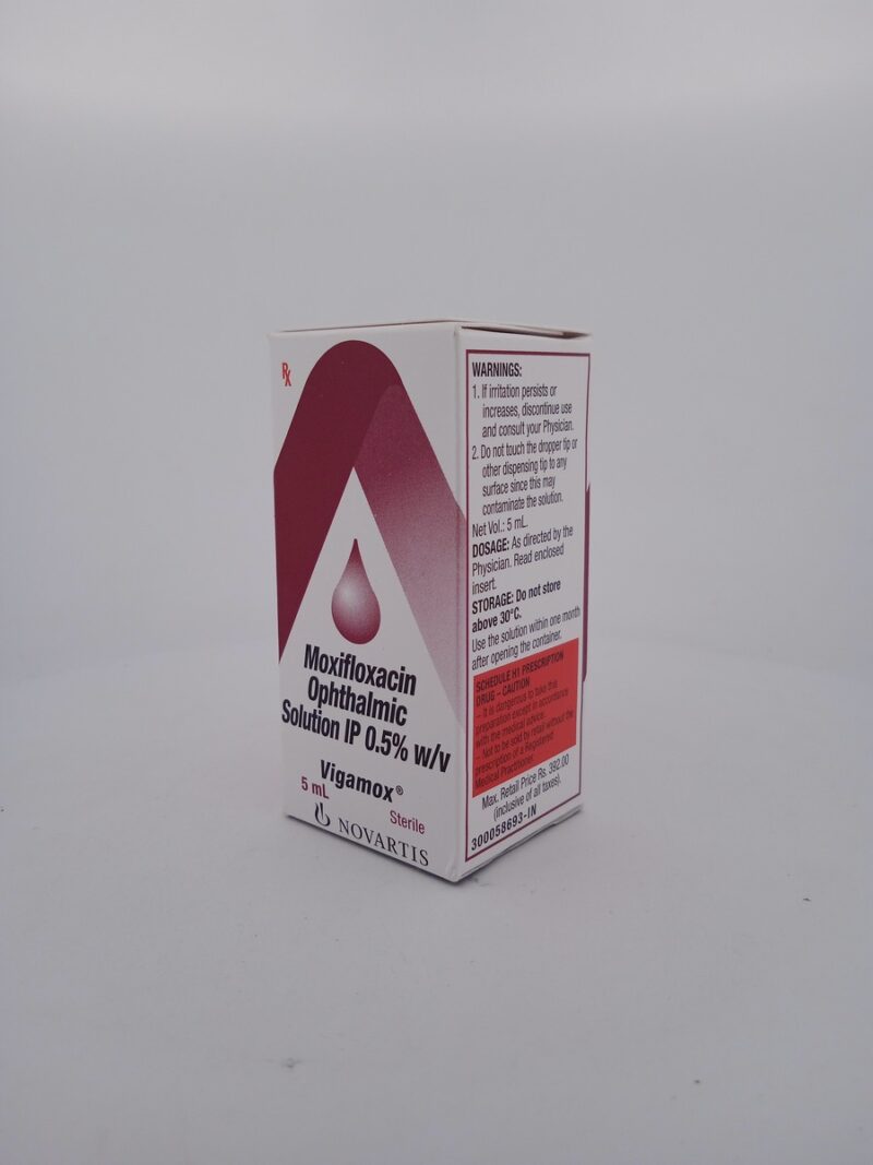 VIGAMOX 5 MG - 1 BOTTLE OF 5ML - Image 3