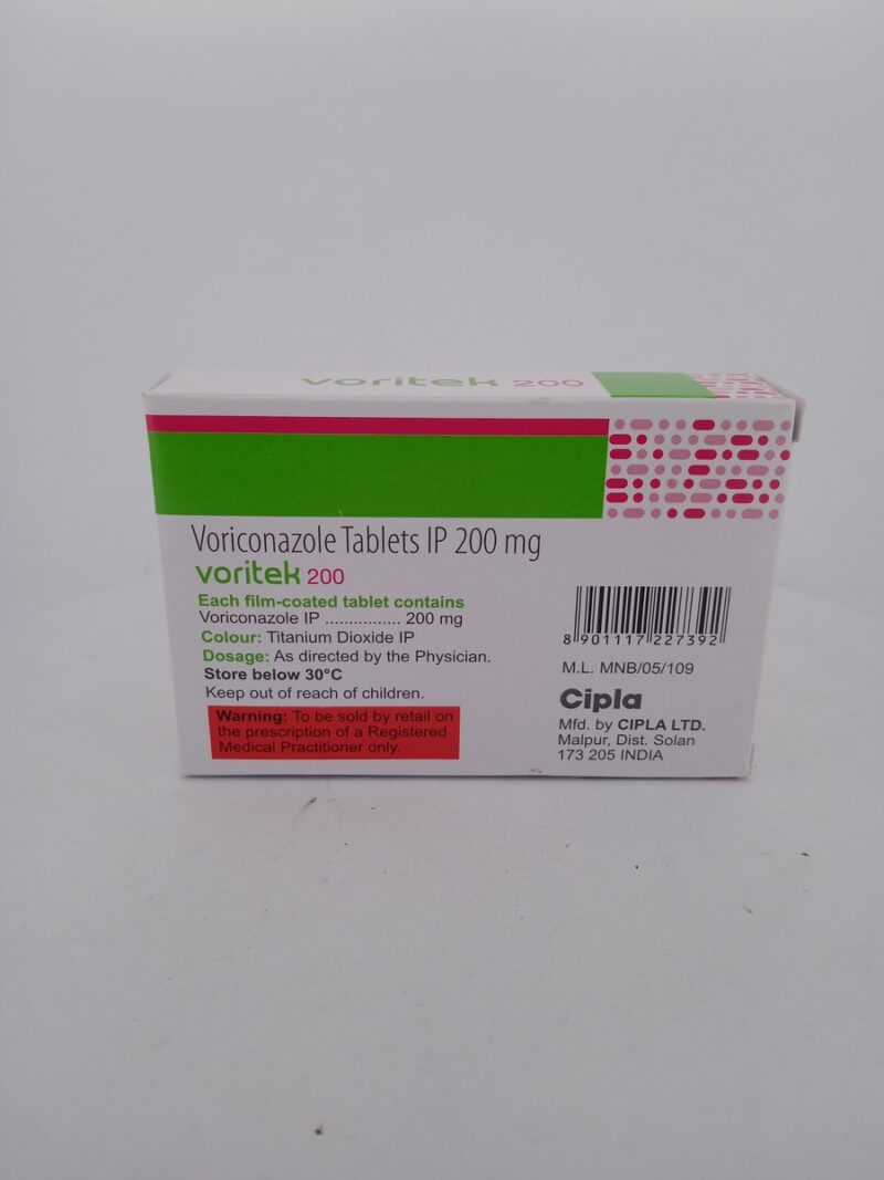 VORITEK 200 MG - 4 TABLETS - Image 4