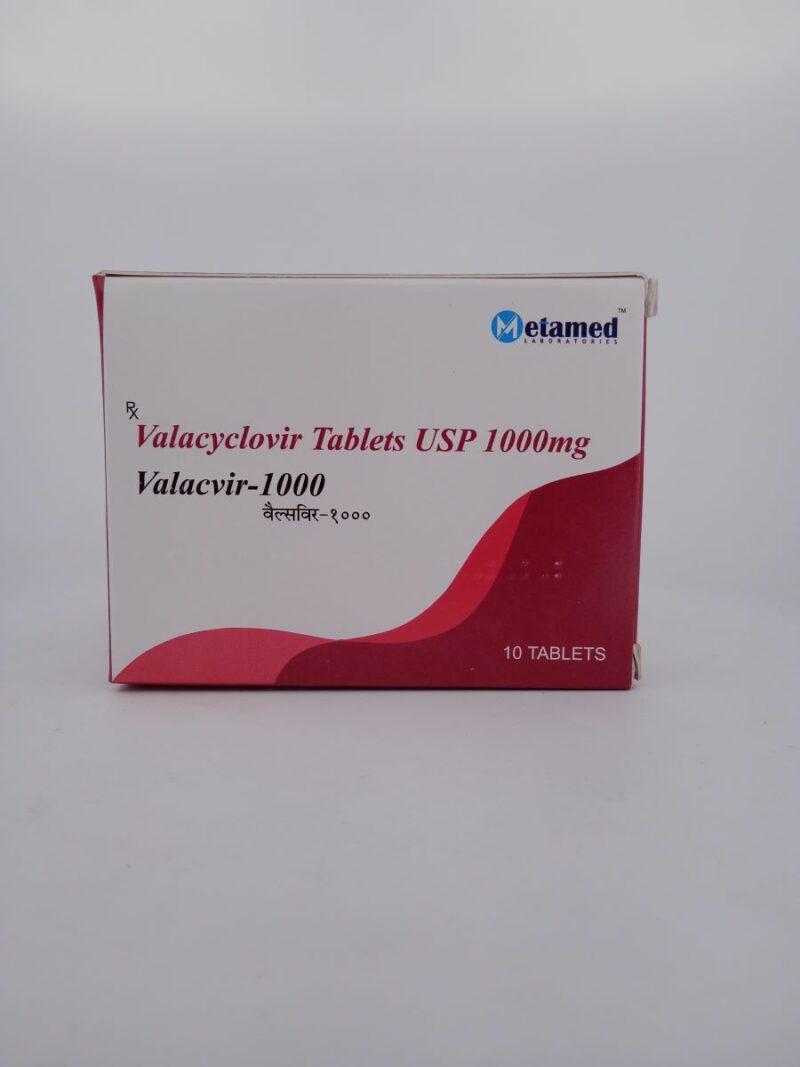 VALACVIR 1000 MG - 10 TABLETS