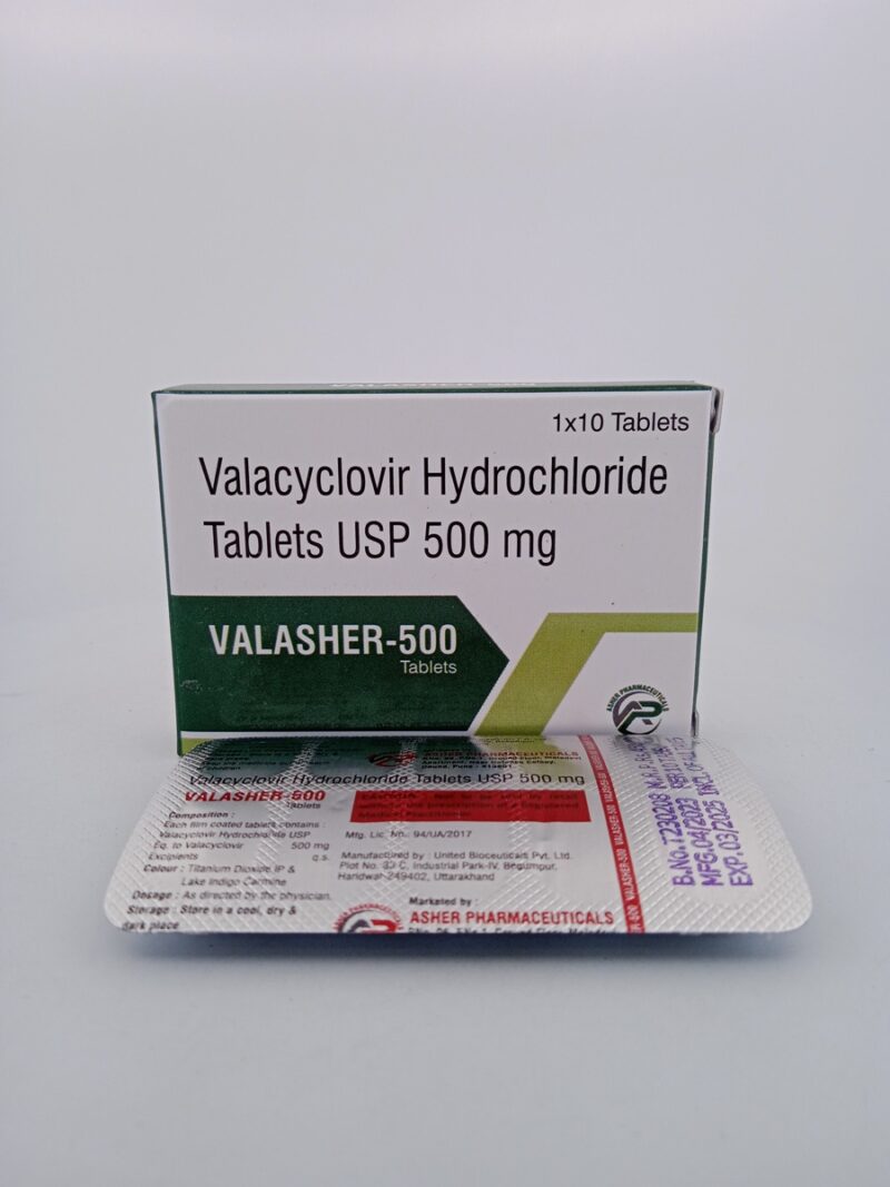 VALASHER 500 MG- 10 TABLETS - Image 2