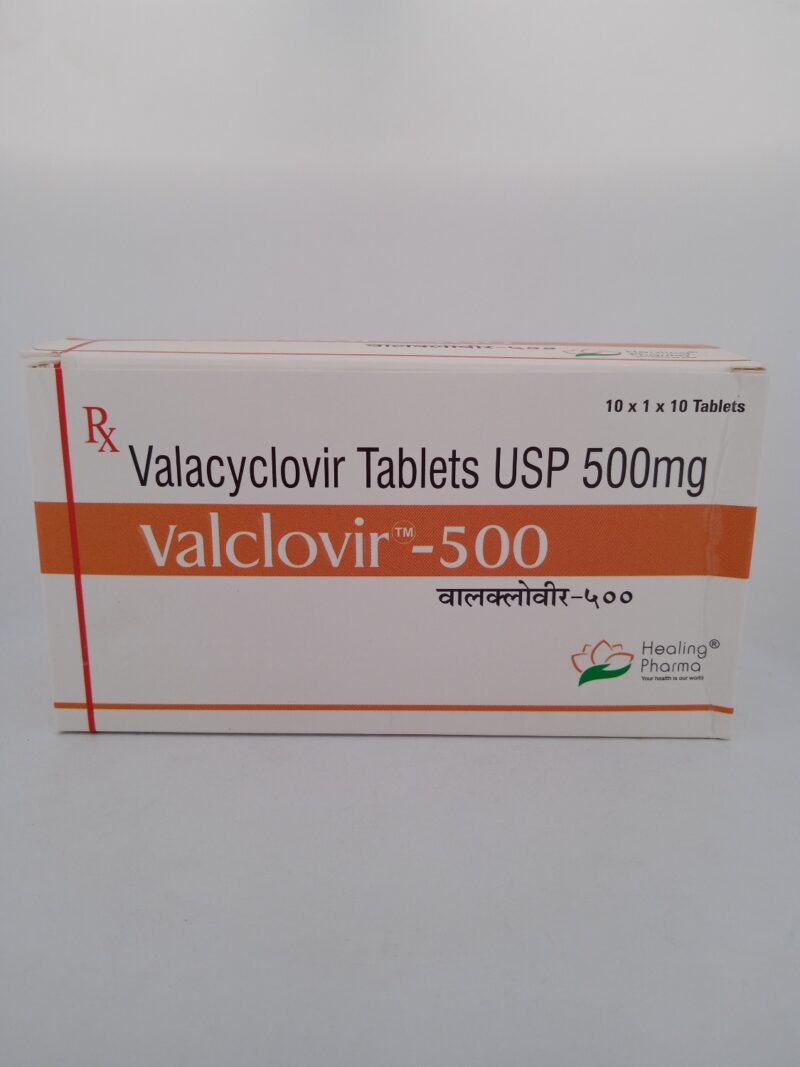 VALCLOVIR 500 MG - 10 TABLETS