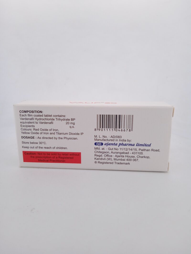 VALIF 20 MG - 10 TABLET - Image 4