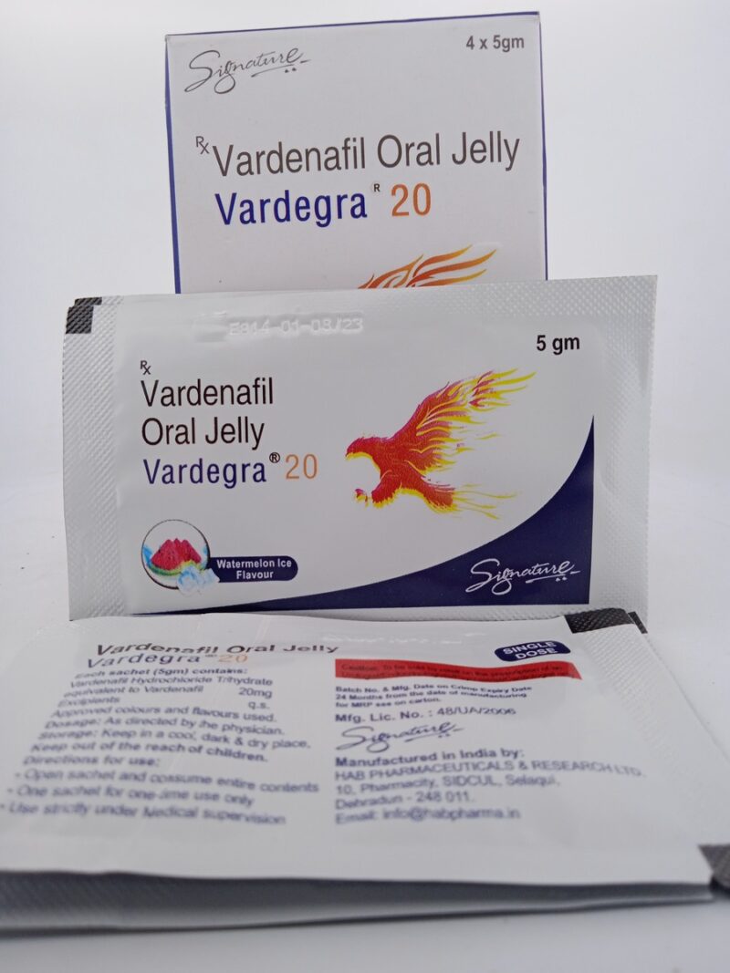 VARDEGRA  20 MG - 4 SACHETS - Image 2