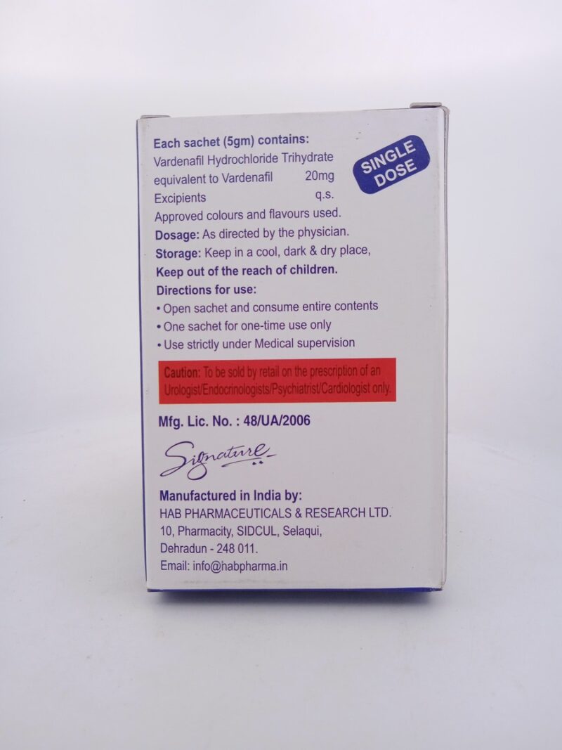 VARDEGRA  20 MG - 4 SACHETS - Image 4