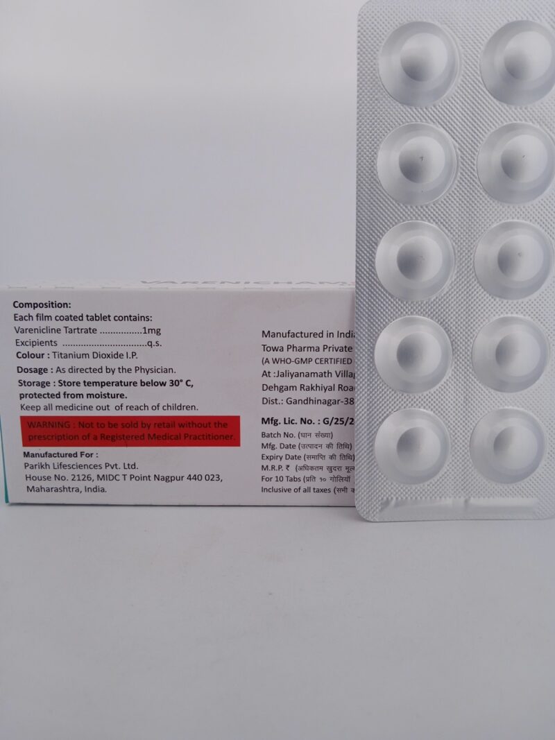 VARENICHAMP  1 MG - 10 TABLETS - Image 4