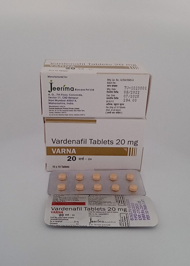 VARNA 20 MG - 10 TABLETS